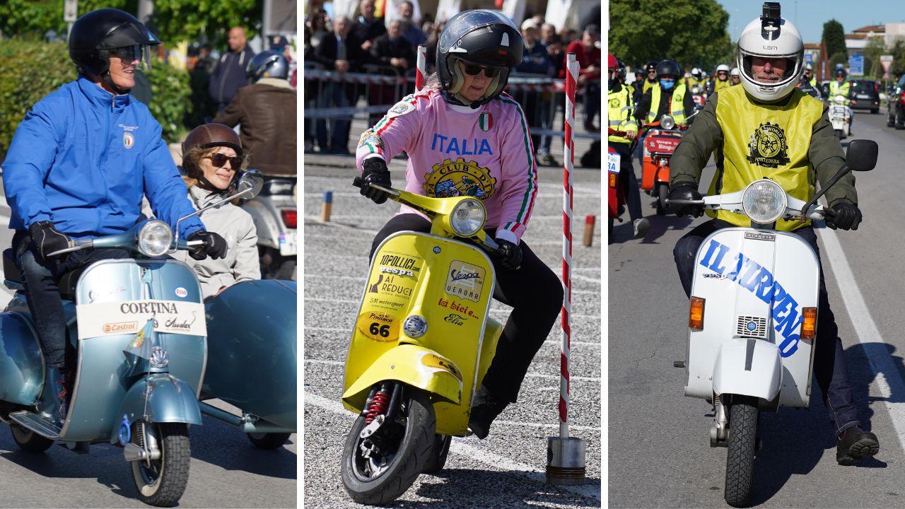 
	Anche la Vespa Il Tirreno al maxi raduno di Pontedera (foto Franco Silvi)

