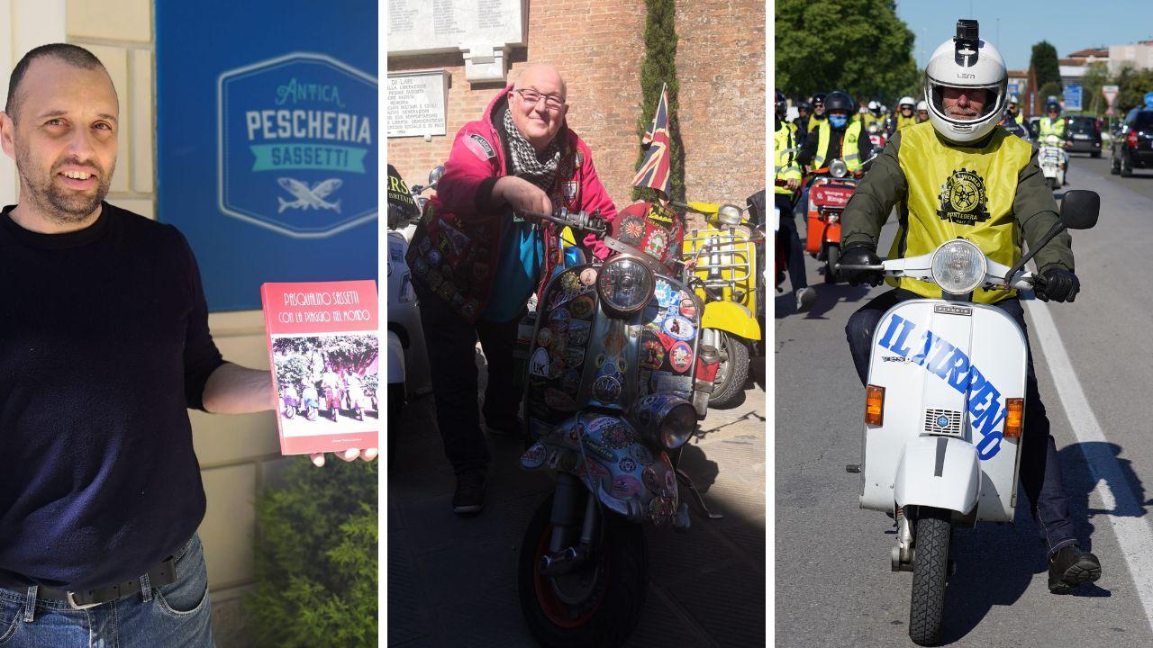 Con la Vespa del Tirreno in tour, noi tra i vespisti del raduno mondiale: «I love Italia»
