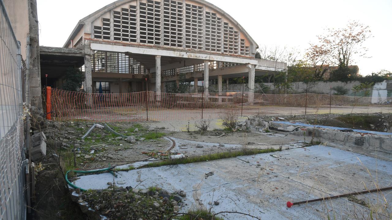 Il rudere del mercato di via Mazzini