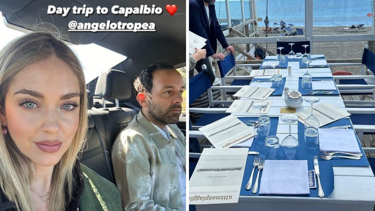 Domenica al mare in Toscana per Chiara Ferragni e il suo amico del cuore