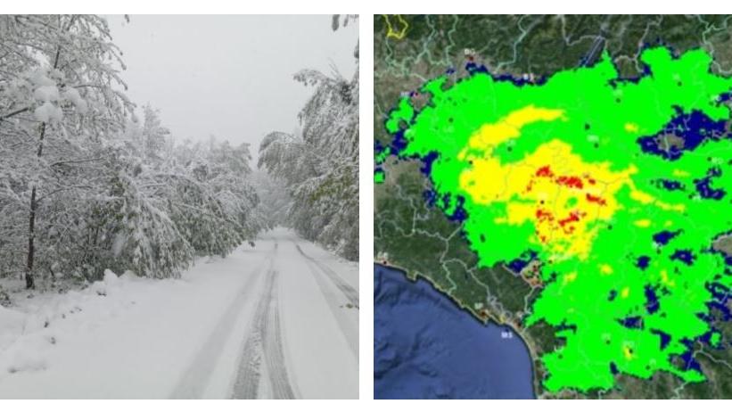 «Ancora pioggia e neve. Il 25 aprile tempo variabile»