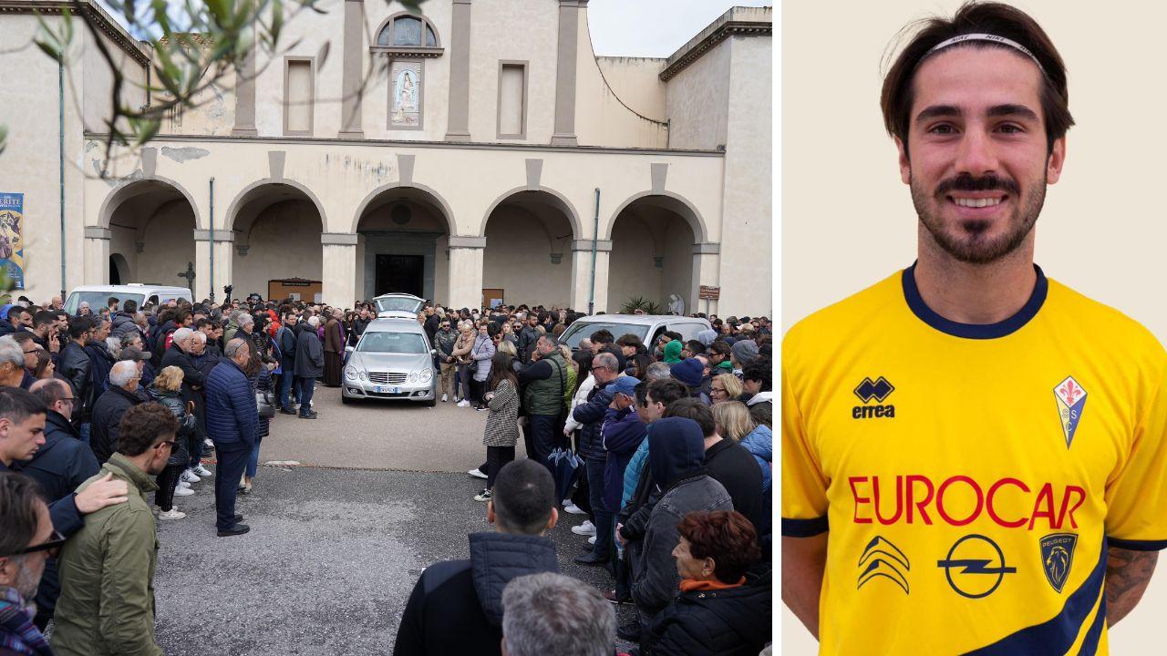 
	In tanti per l'ultimo saluto a Mattia Giani, calciatore morto a 26 anni


