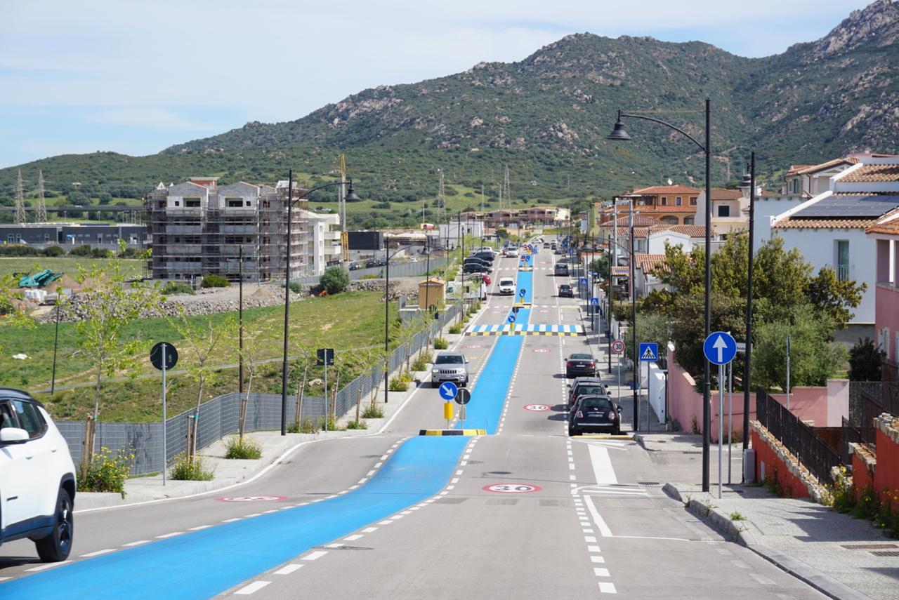 
	La nuova segnaletica a misura pedone di via Mosca (foto Vanna Sanna)

