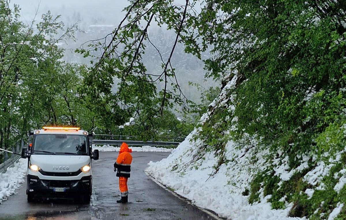Modena, continua a nevicare in Appennino: accumuli oltre i 30 centimetri, ma strade tutte percorribili