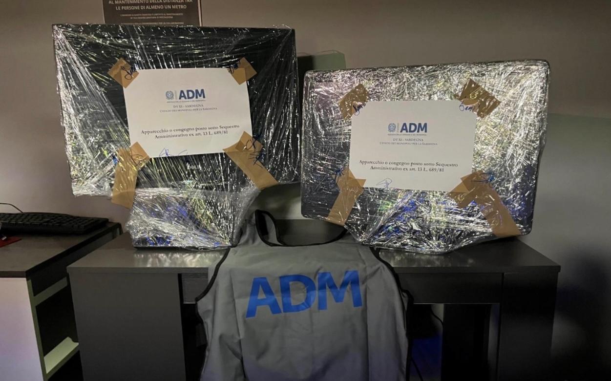 Videopoker non autorizzati: 20mila euro di multa a un bar di Sestu