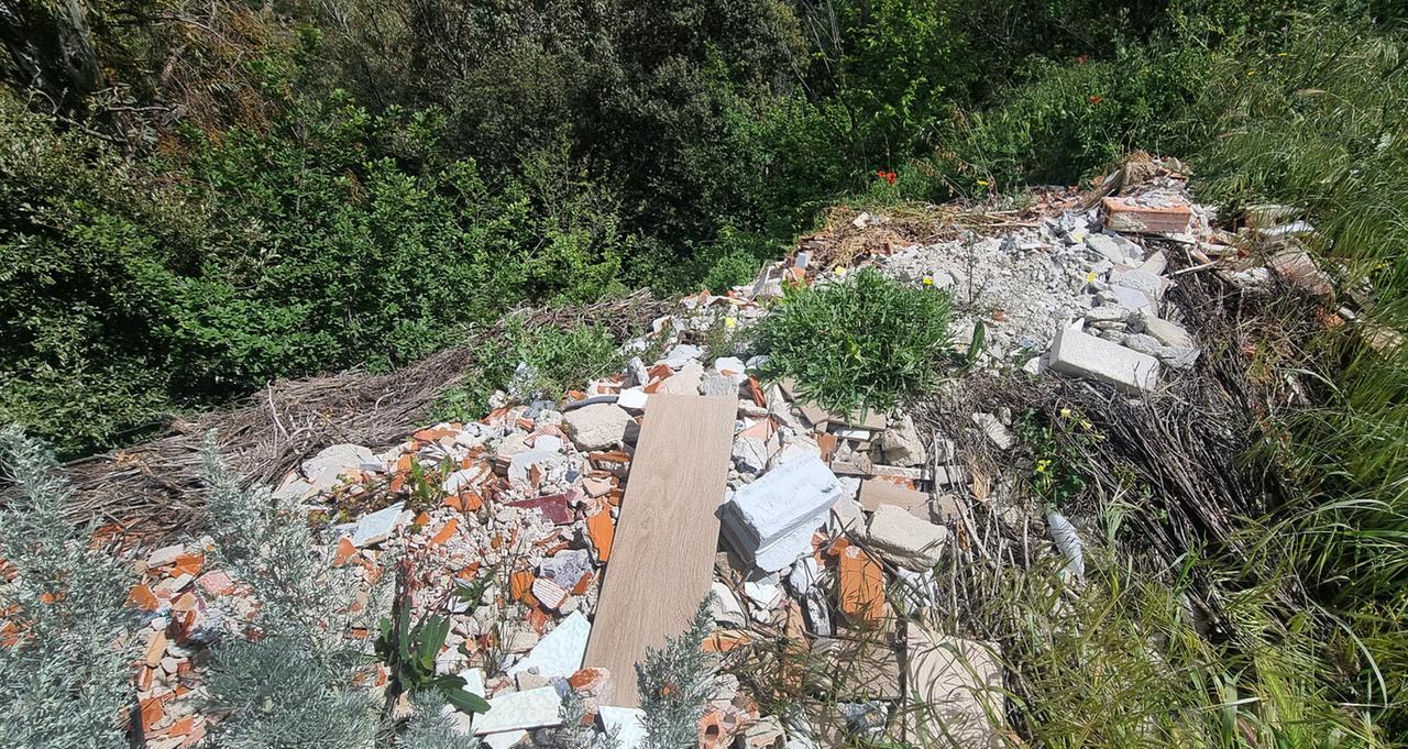 
	Rifiuti lungo la strada che collega la Solitudine a Pedra Istrada (foto Locci)

