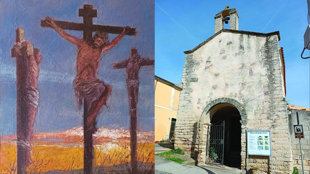 Un dipinto di Giovanni Sanna per la chiesa di Santa Croce a Uri