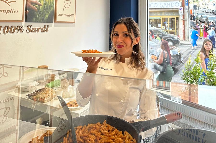 La food influencer ai fornelli per amore