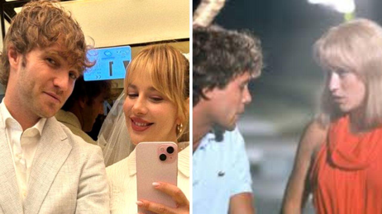 
	A sinistra Paolo Ciavarro e Clizia Incorvaia; a destra Massimo Ciavarro ed Eleonora Giorgi sul set di Sapore di Mare 2

