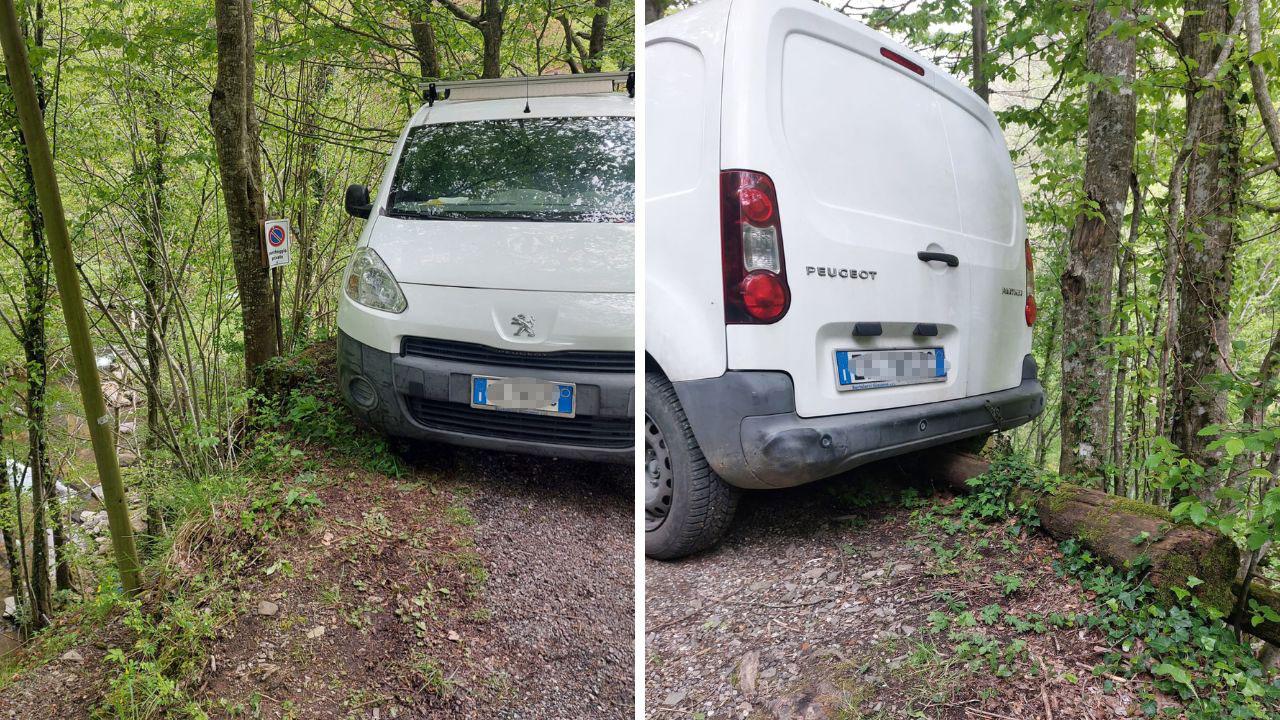 
	Il furgone della vittima

