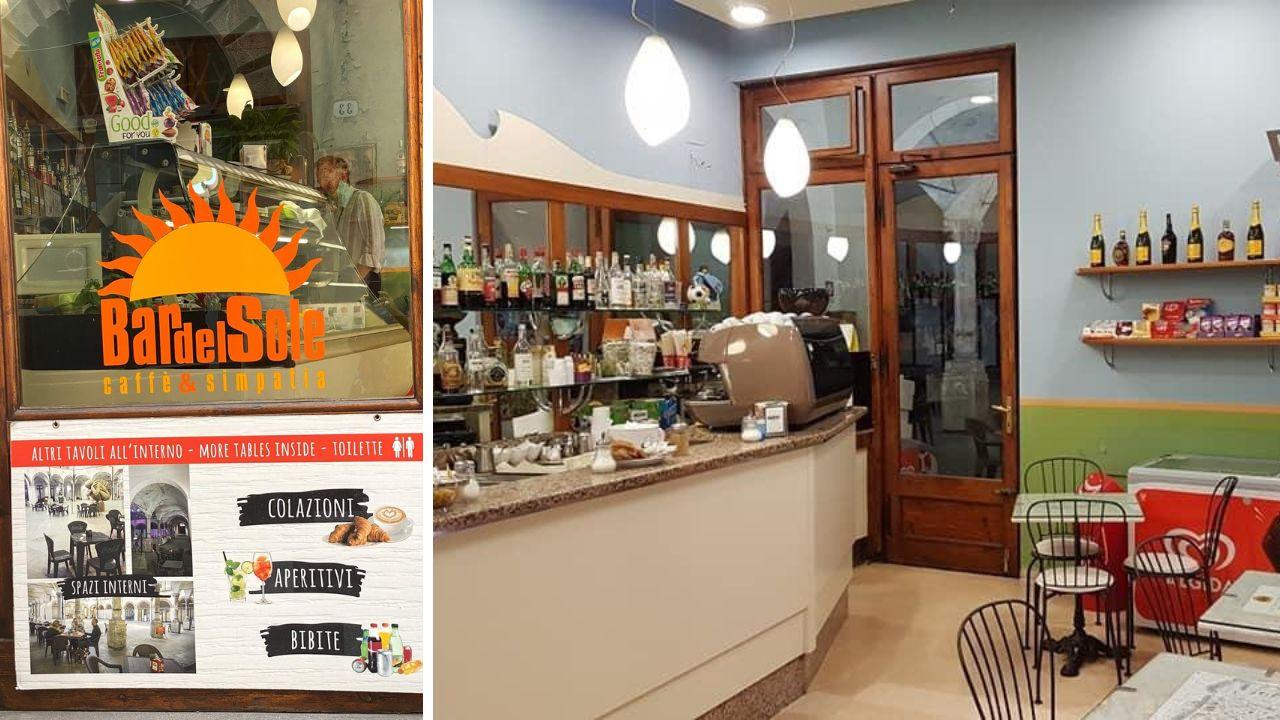 
	Lo storico Bar del Sole al Mercato del Carmine


