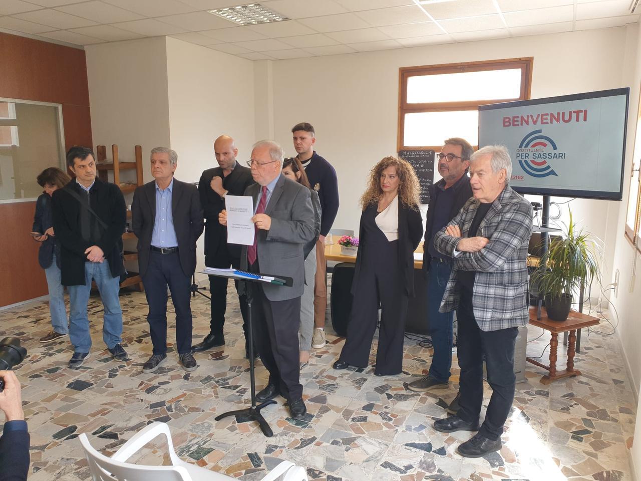 Sassari, Mariano Brianda e la Costituente corrono da soli: «Siamo autosufficienti, basta con le vecchie logiche»