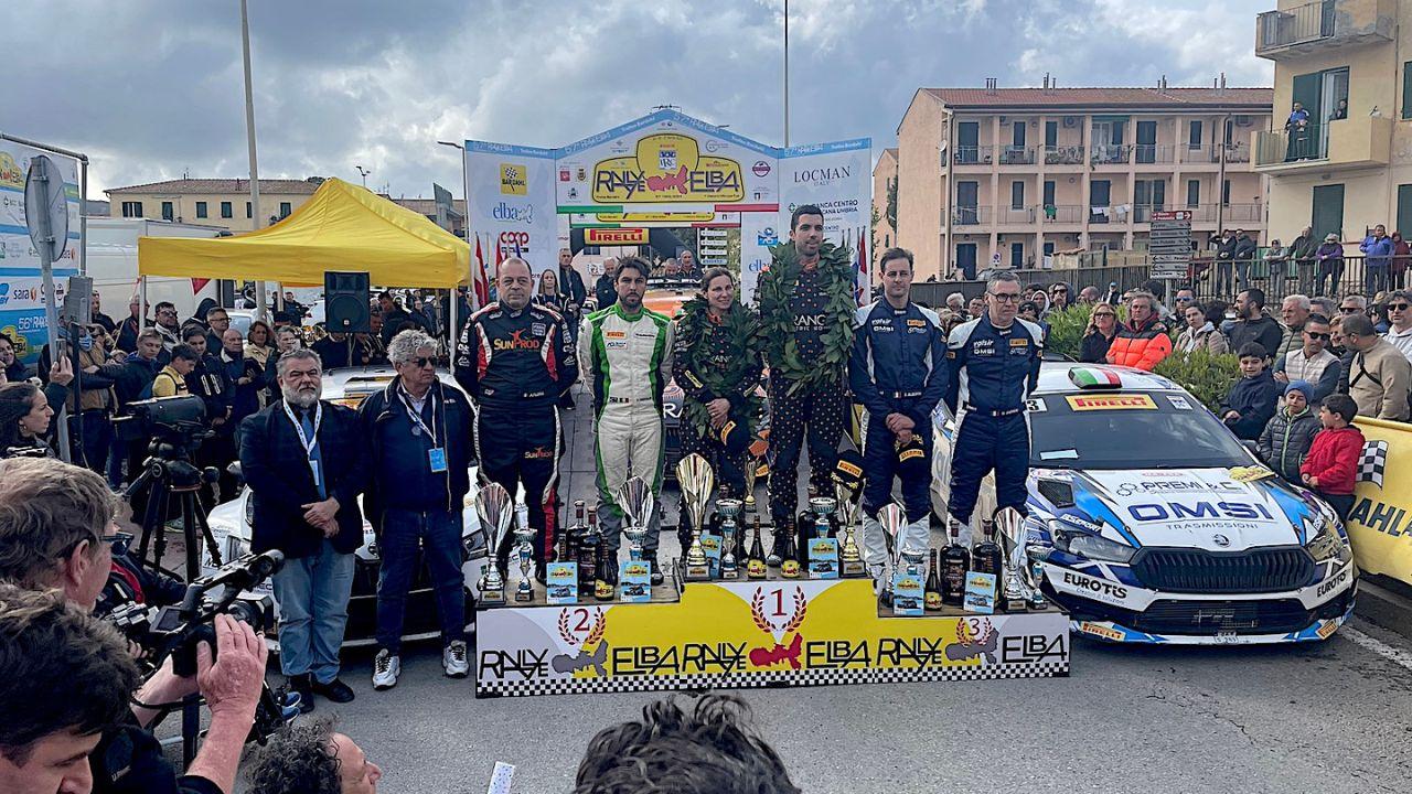 
	La premiazione del Rallye Elba

