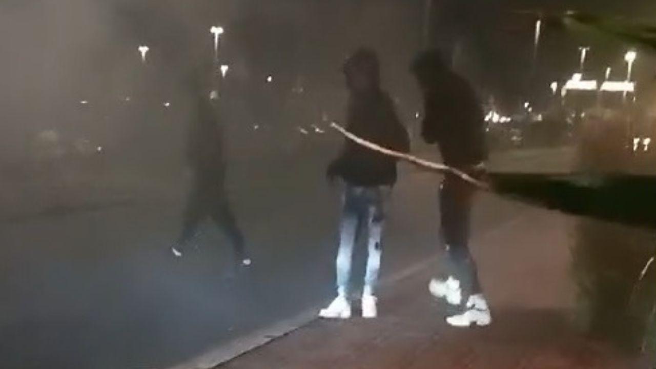 
	Un momento delle violenze in Darsena

