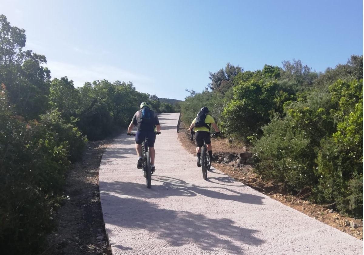 
	Un tratto della strada cementata


