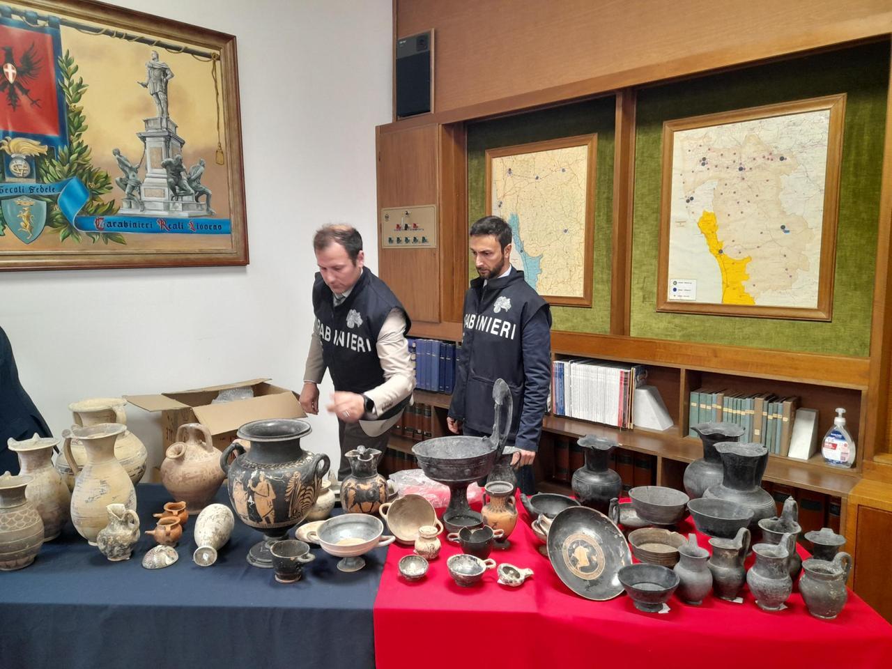 
	I reperti sequestrati

