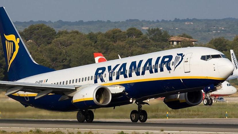 Un aeromobile della compagnia aerea Ryanair