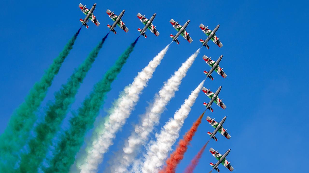 Sabato Frecce Tricolori a Ferrara