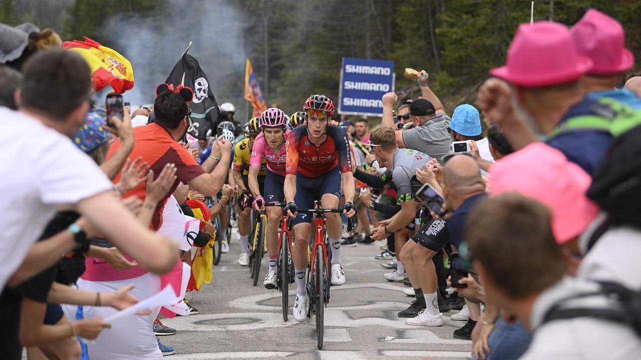 
	Una tappa del Giro d&#39;Italia 2023 (foto d&#39;archivio)

