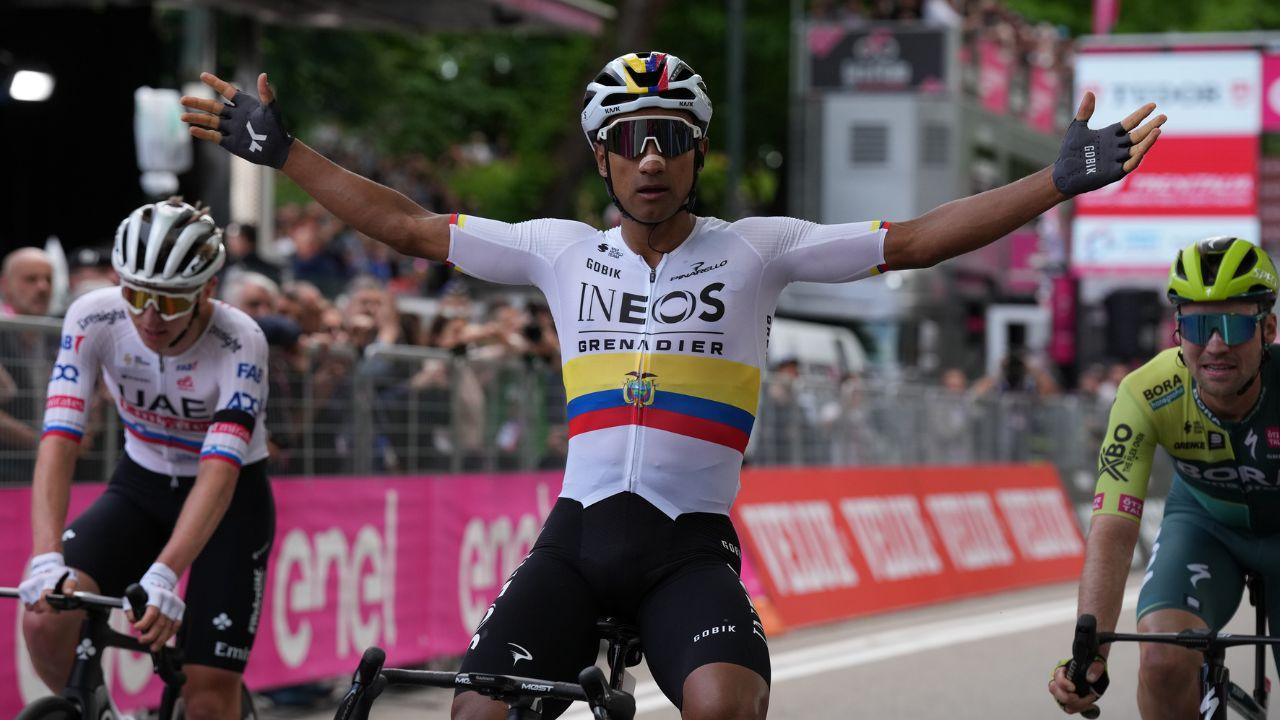 
	Narvaez al traguardo: &egrave; sua la prima tappa del Giro d'Italia

