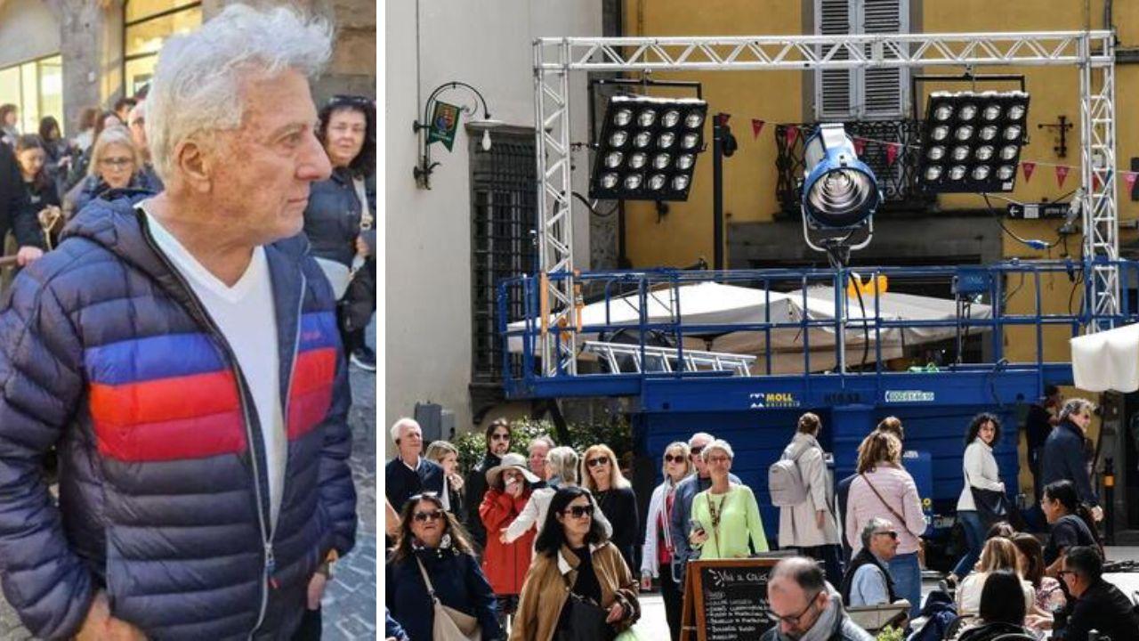Dustin Hoffman e le riprese in città a Lucca