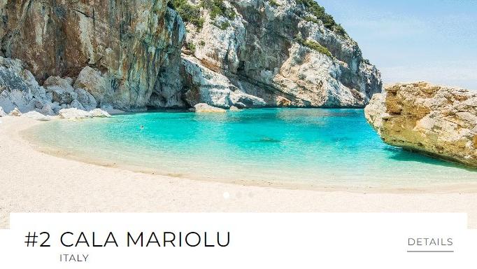 Cala Mariolu è la seconda spiaggia più bella del mondo, prima in Europa