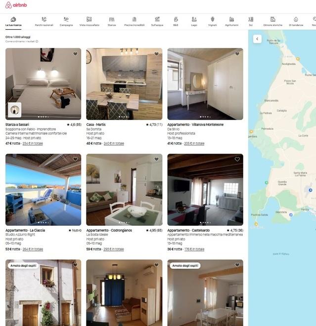 Affitti brevi, in Sardegna 43mila case: parte il codice unico