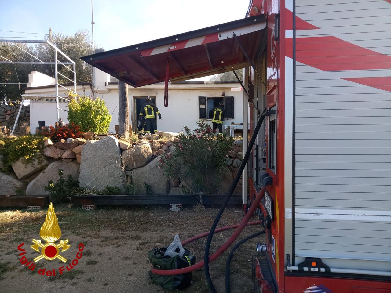 
	L'intervento dei vigili del fuoco

