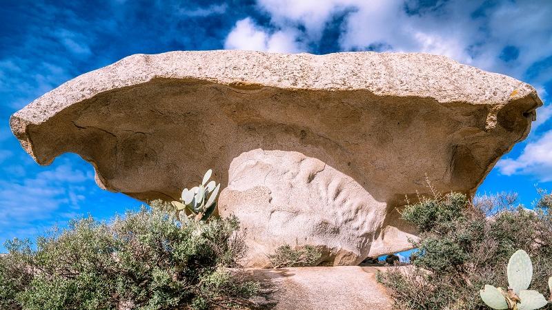 Il fungo di granito simbolo di Arzachena