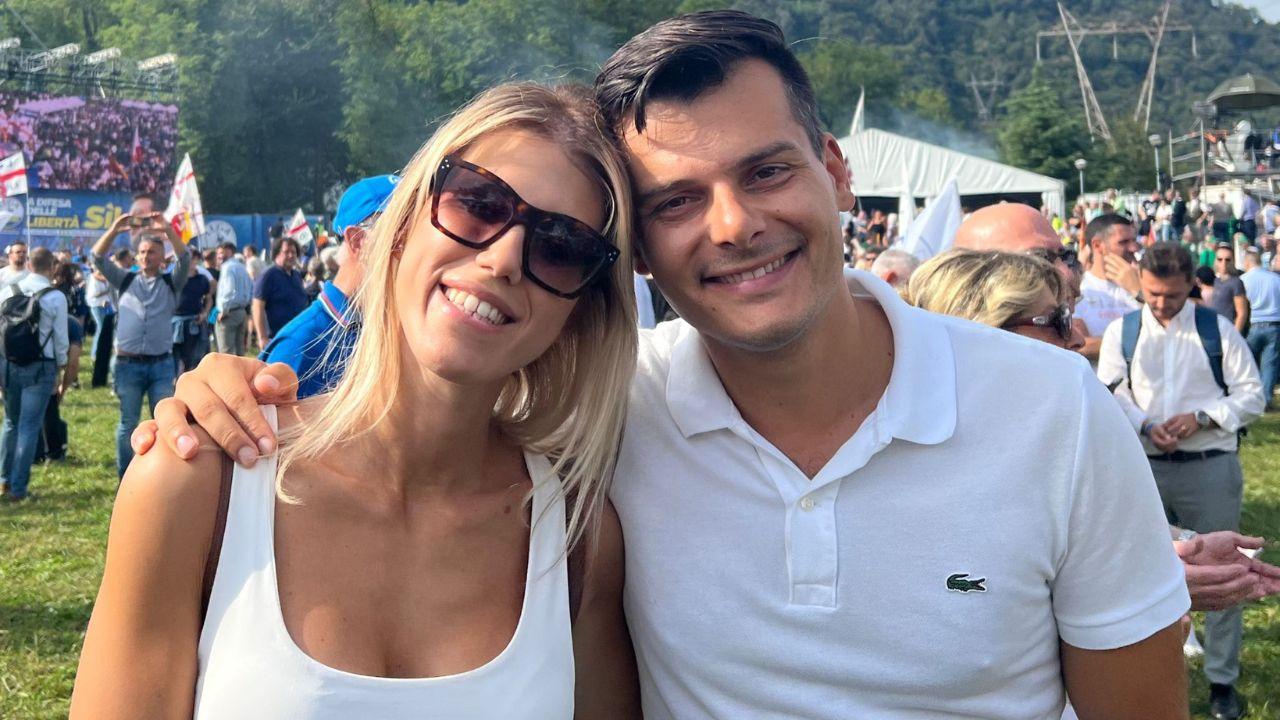 
	Edoardo Ziello con la compagna e futura moglie

