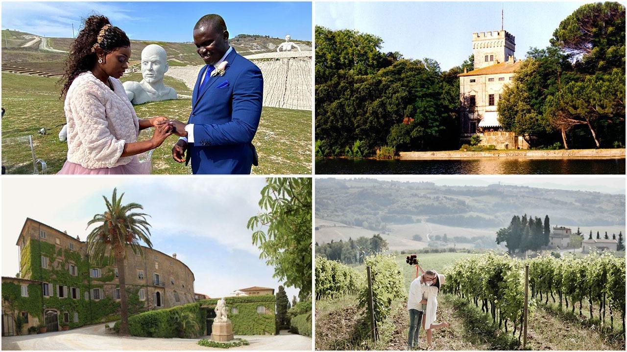 Matrimonio in Toscana, da villa Borbone al castello Pasquini: quali sono le location preferite dagli stranieri (alcune vi sorprenderanno)