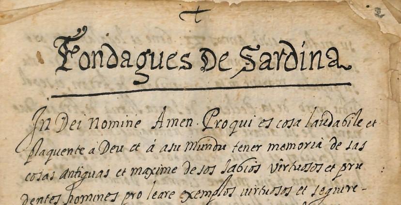 La più antica cronaca del Medioevo sardo è in logudorese