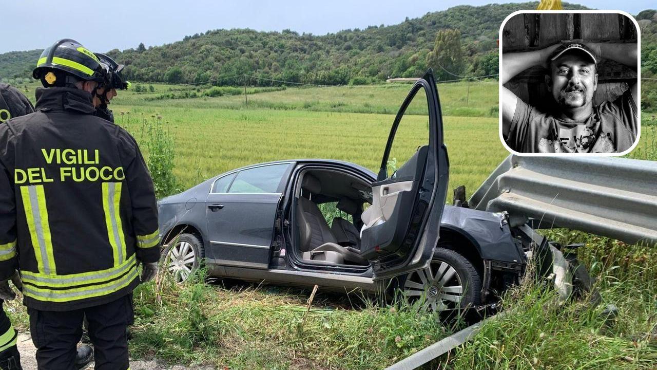 
	La macchina dopo l'incidente e la vittima, Luca Barni

