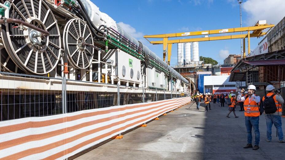 Il cantiere della Tav a Campo di Marte