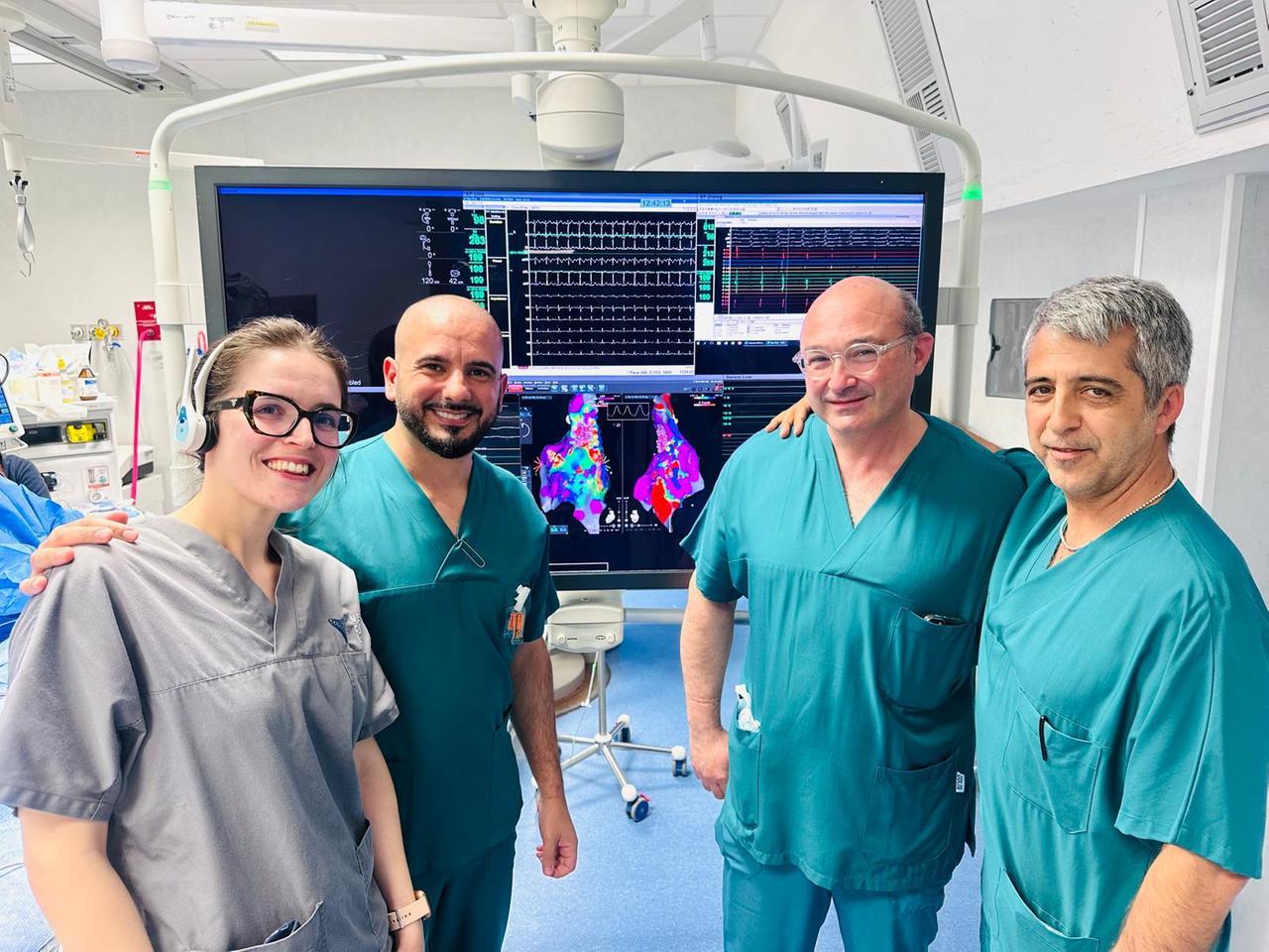 Da sinistra: Francesca Alba, Enrico Mura, Ermenegildo De Ruvo e Mauro Pisano