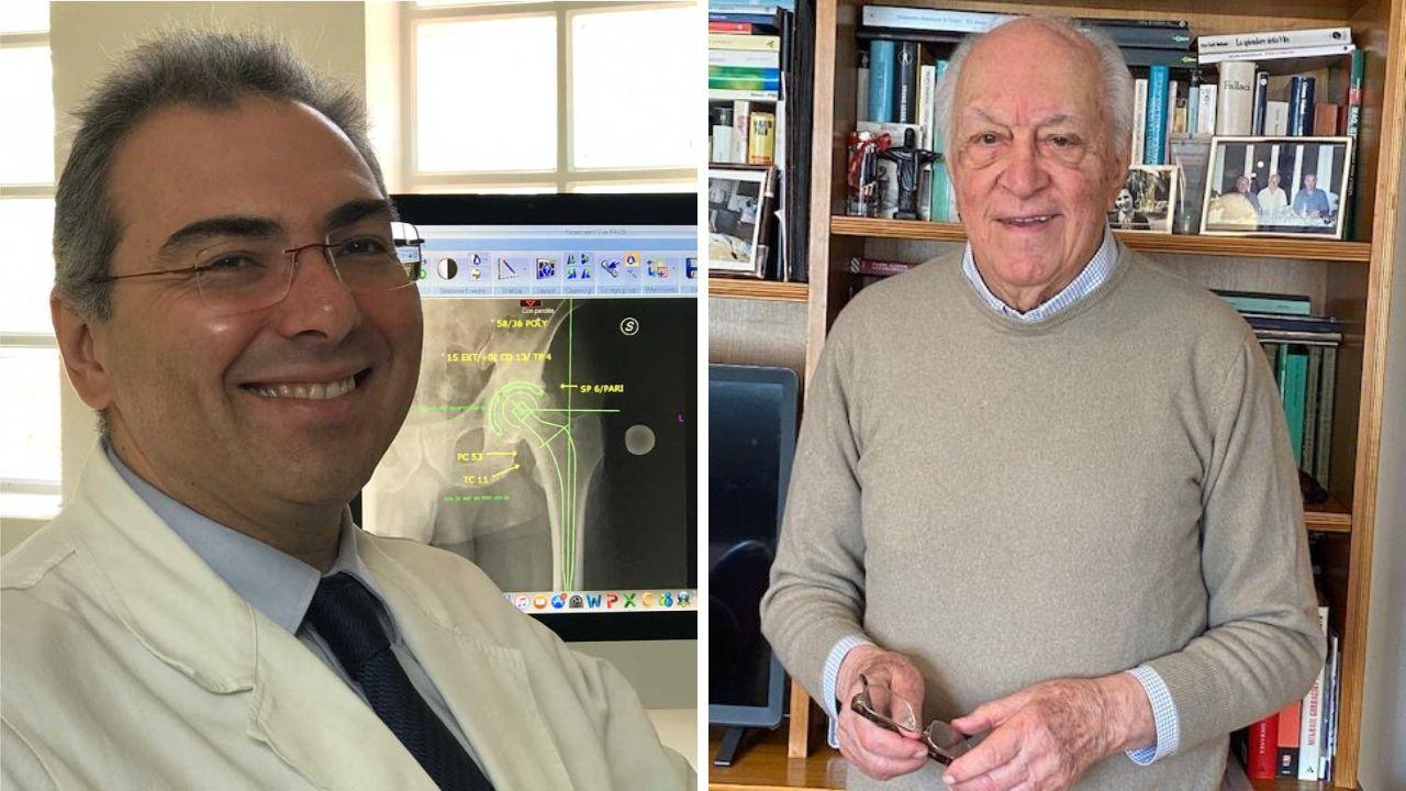 
	A sinistra il dottor Poli

