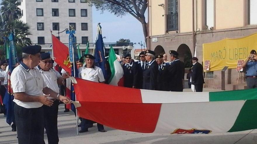 Manifestazione a Carbonia per chiedere la liberazione dei Marò
