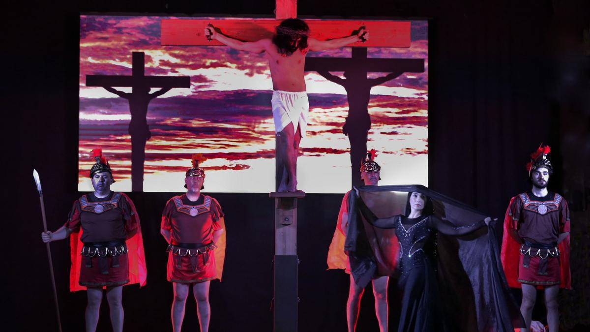 Una foto di scena dello spettacolo teatrale