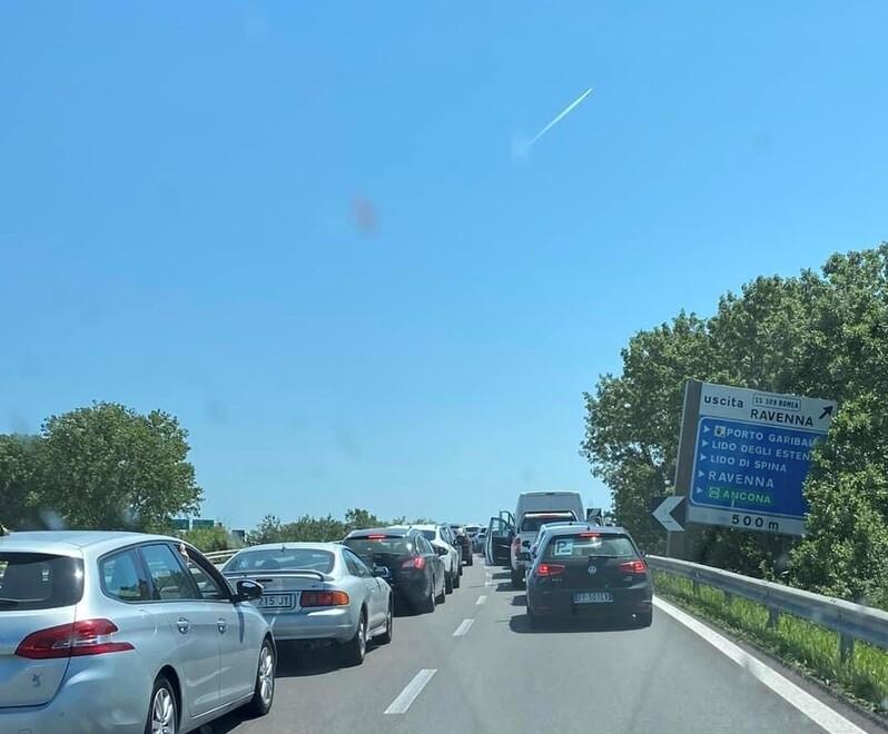 Porto Garibaldi, Superstrada e Romea in tilt