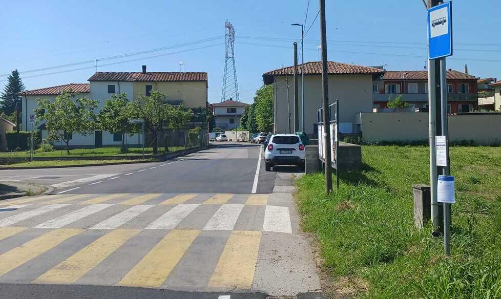 
	La nuova fermata in via Moro a Forone

