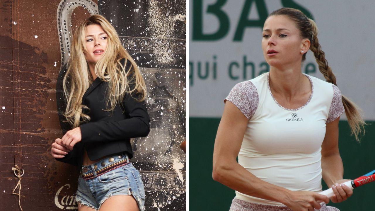 Due immagini di Camila Giorgi