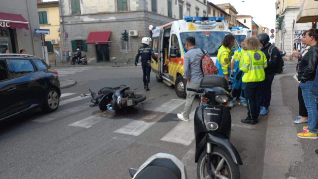 Un'immagine dell'incidente