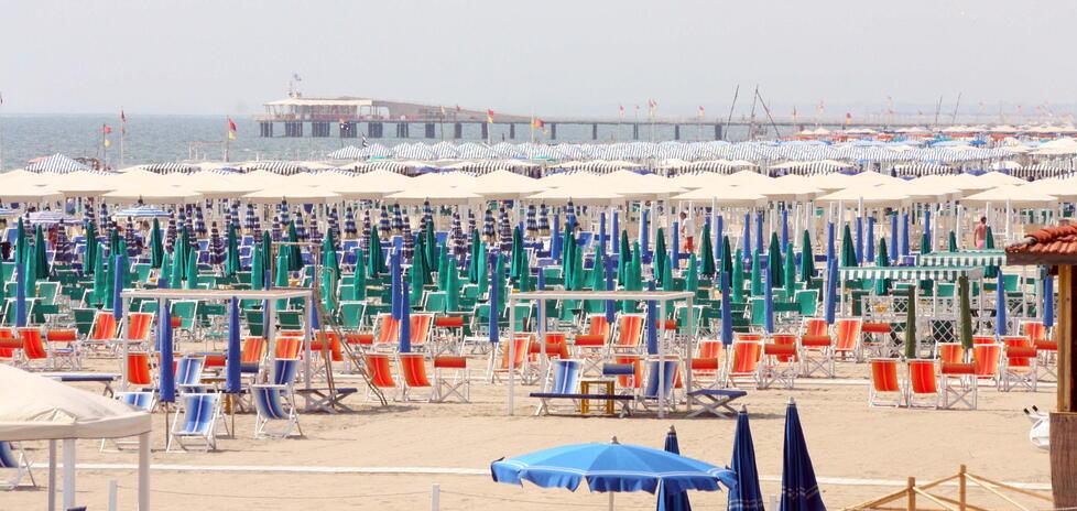 La spiaggia di Lido di Camaiore (foto d’archivio)