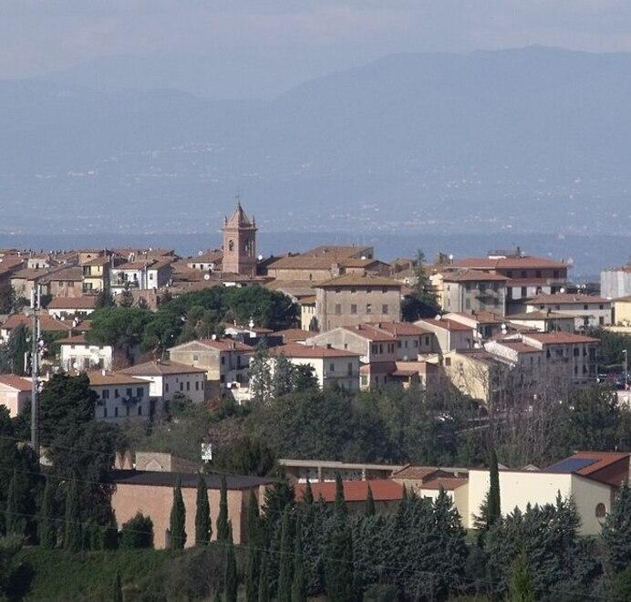 Una veduta di Montaione