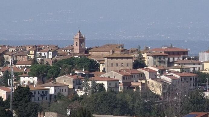 Una veduta di Montaione