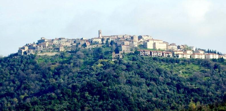 Una veduta di Civitella Paganico