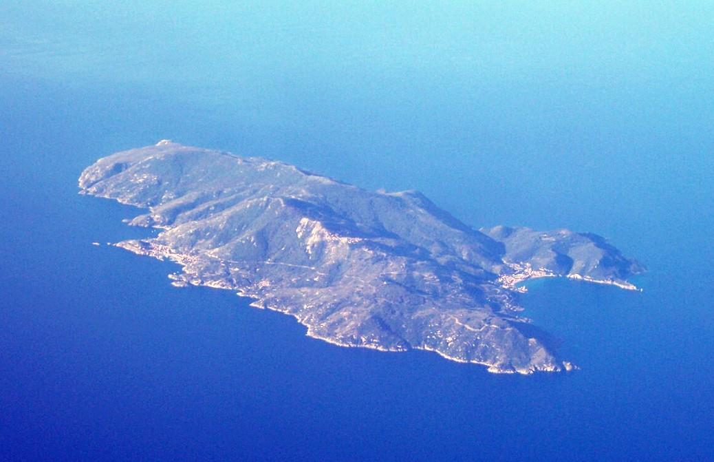 Una veduta dell'isola del Giglio