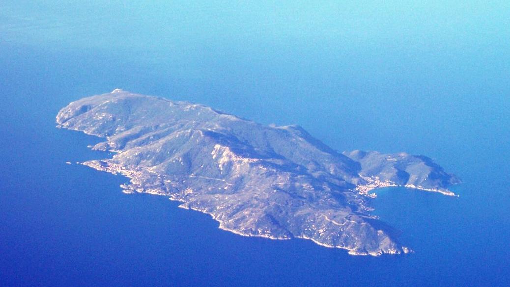 Una veduta dell'isola del Giglio