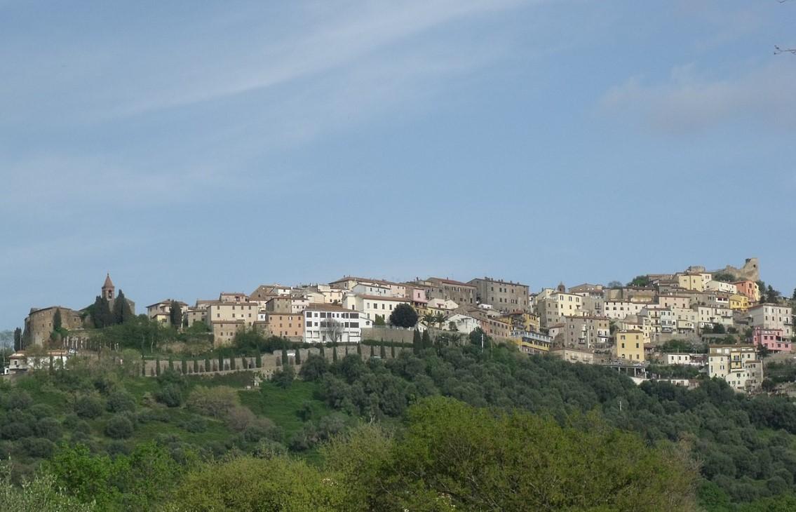 Una veduta di Scarlino