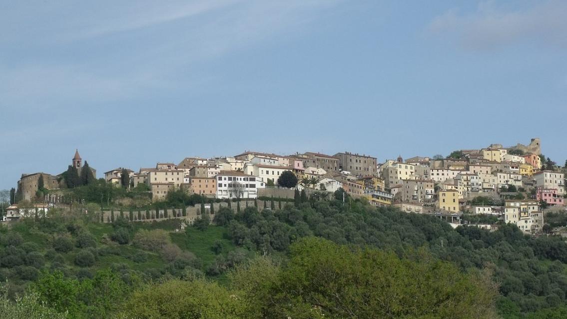Una veduta di Scarlino